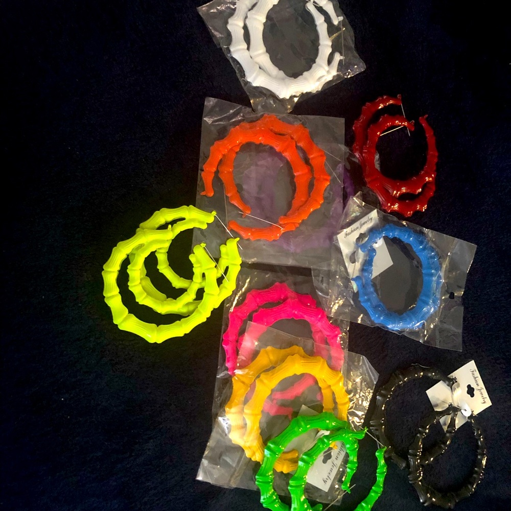 Women big hoop earrings